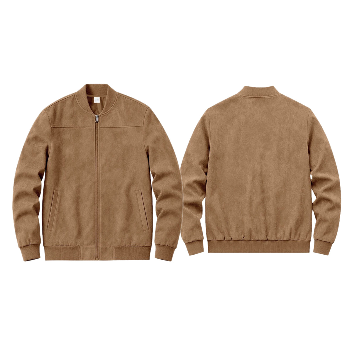 Suede Bomber Jacket