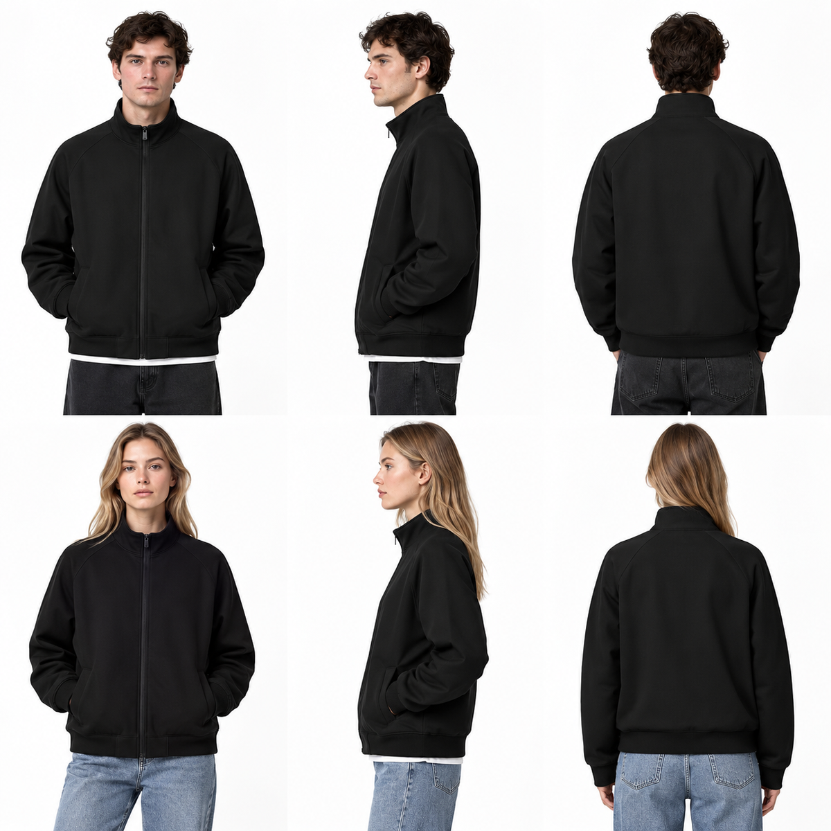 Zip-Up Track Jacket