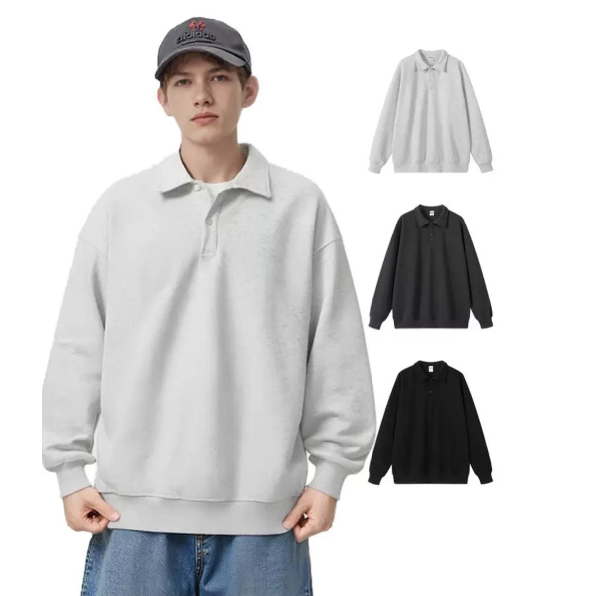 Polo(long-sleeved)